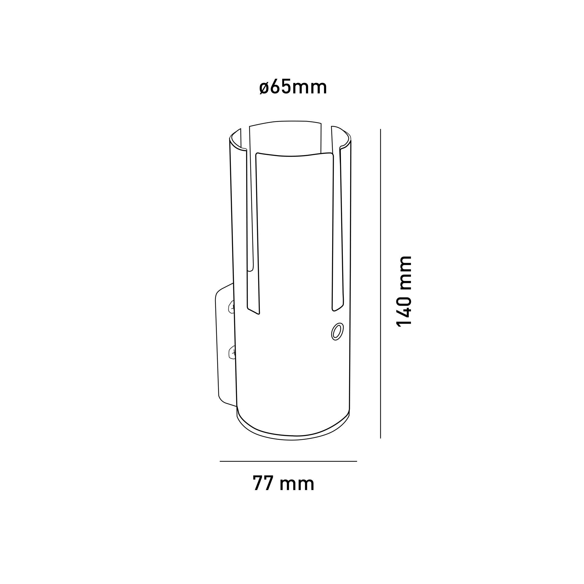 Stopper Wall Silver